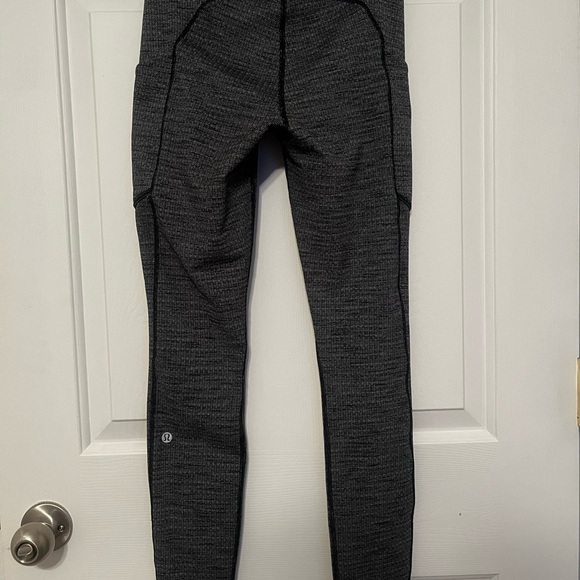 Lululemon Speed Up Tight 28" Luon Heathered Black Luxtreme - Picture 7 of 10